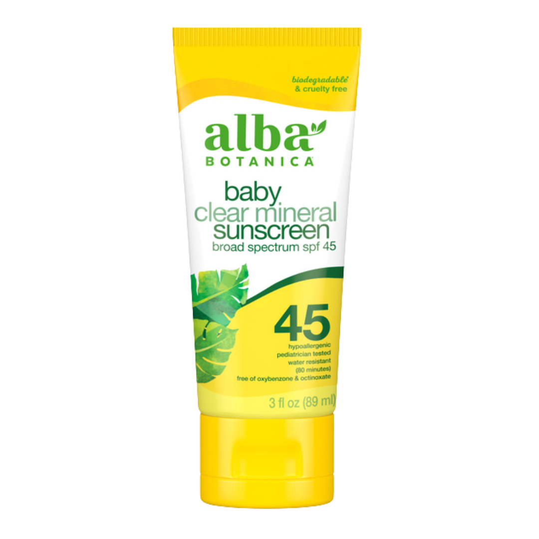 hypo-allergenic & pediatrician tested baby mineral sunscreen