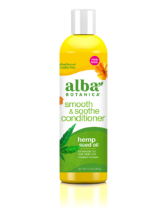 smooth & soothe hemp conditioner front 12oz