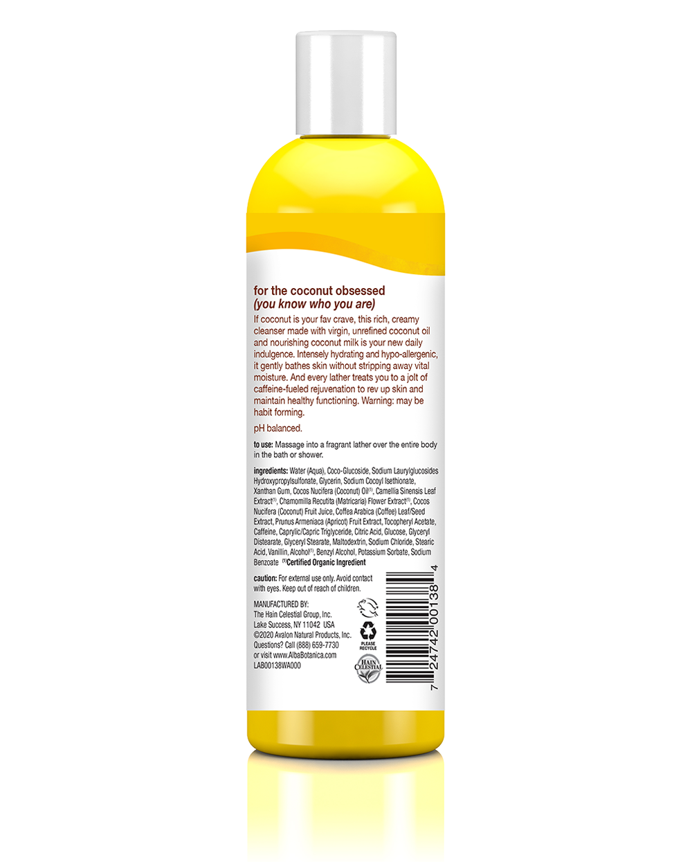 very emollient body wash coconut rescue