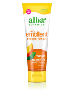very emollient™ mango vanilla cream shave front 8oz